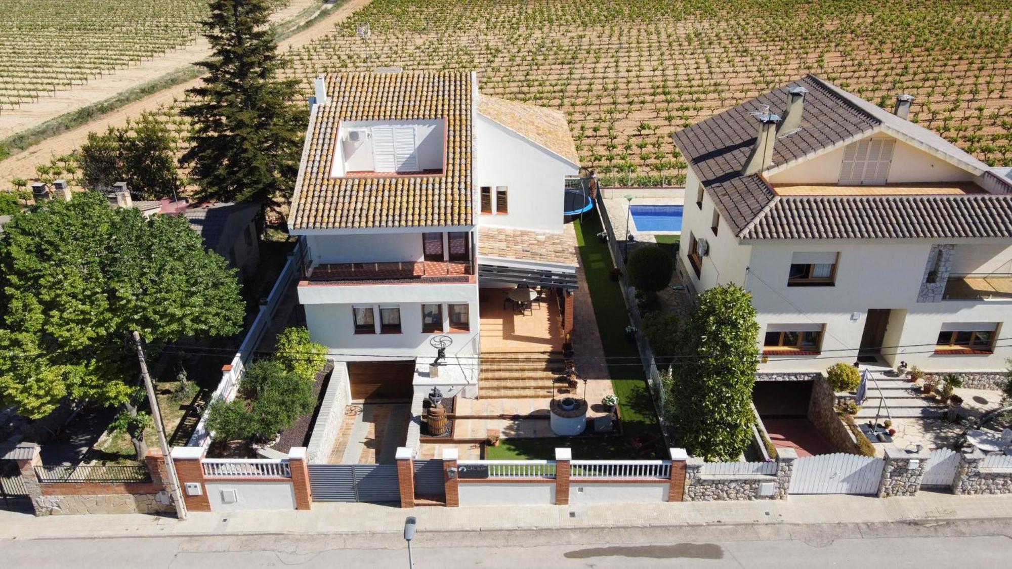 Cal Llop Villa Sant Cugat de Sesgarrigues Bagian luar foto
